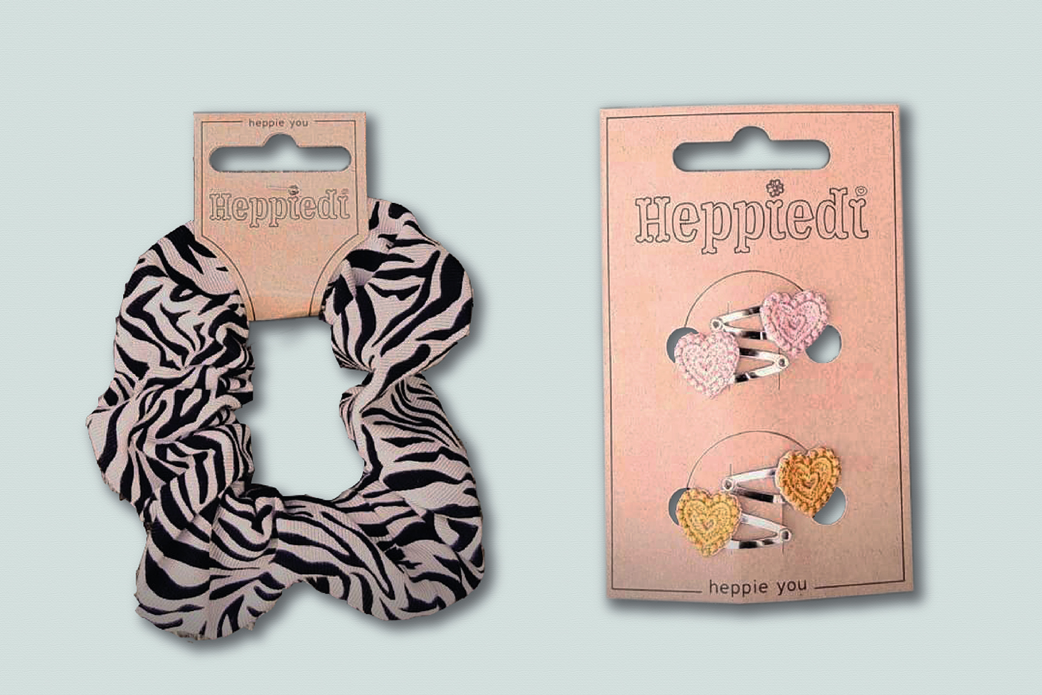 Heppiedi scrunchie haarspeldjes Heppiedi scrunchie haarspeldjes