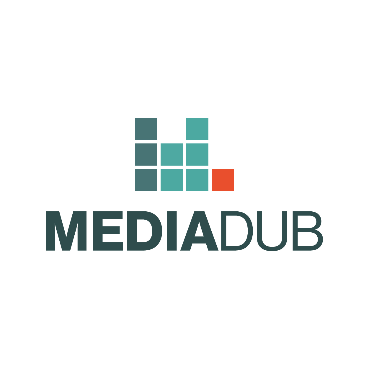 Logo Mediadub perst vinyl platen en CD's